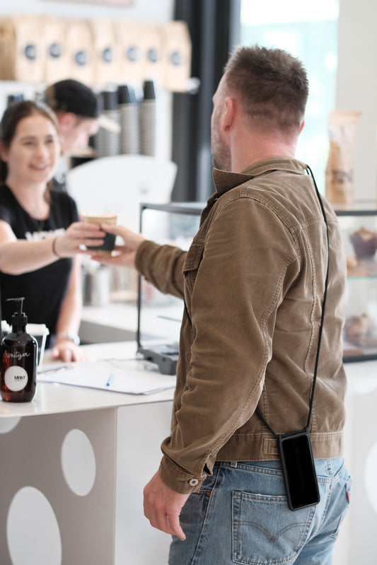 Emsy Australia crossbody phone cases are compatible with iPhone, Samsung models. The cases offer protection with durable cords, keeping phones secure with fashionable coloured ropes to elevate your style. Fashion hands-free phone accessories