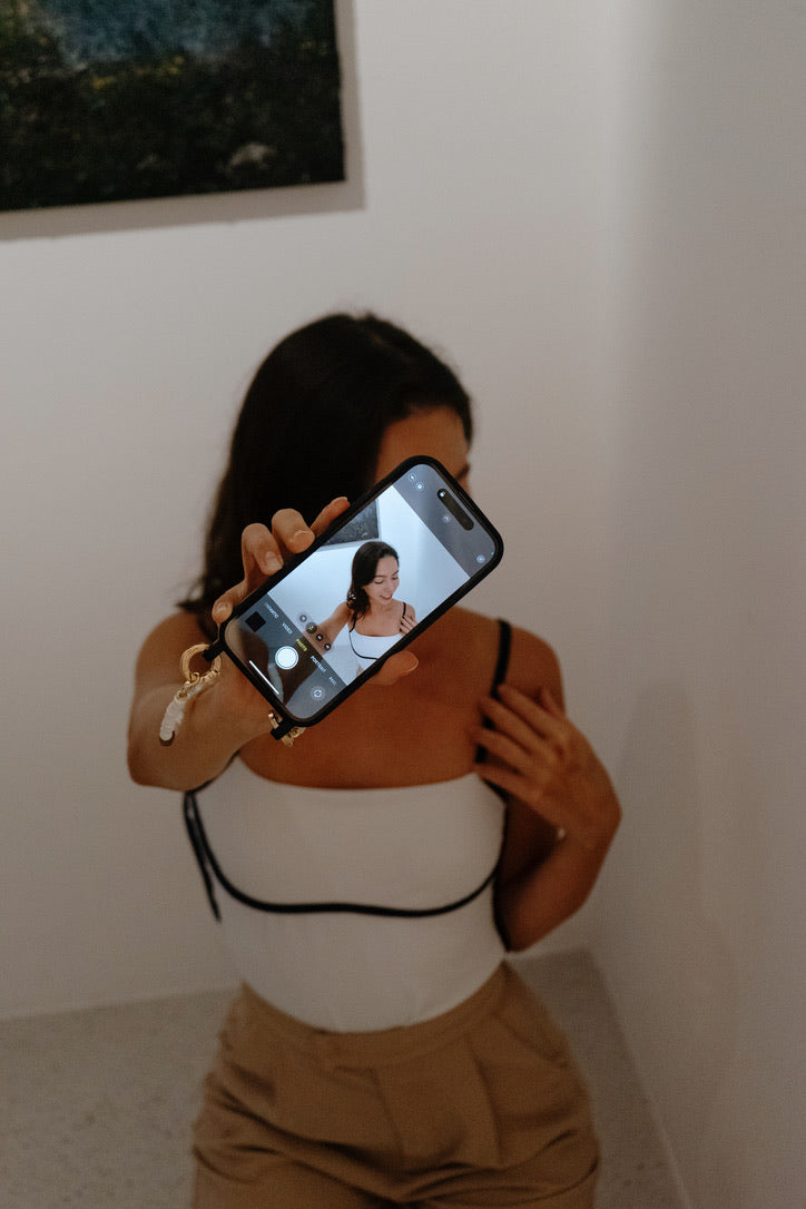 EMSY delivers stylish crossbody phone cases and wristlets made from premium vegan leather. Our versatile Golden Chain works for phones and cameras, offering hands-free convenience and interchangeable straps for fashion and functionality.