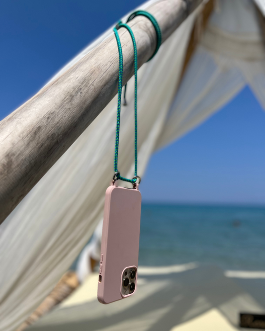 Universal phone patch designed to convert any iPhone, Samsung, or Huawei model into a crossbody phone case. This versatile accessory features a durable adhesive back that attaches securely to your smartphone, allowing you to add a crossbody strap for hands-free convenience. Ideal for on-the-go activities, it ensures your phone is always accessible while providing a modern, practical way to carry your device. Perfect for those who value functionality and style.