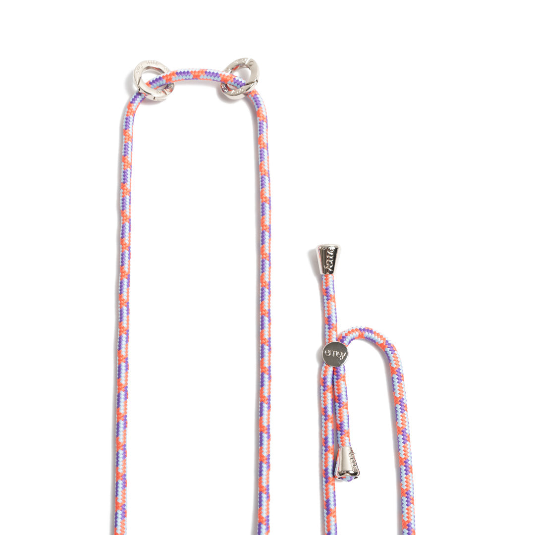 Universal phone patch designed to convert any iPhone, Samsung, or Huawei model into a crossbody phone case. This versatile accessory features a durable adhesive back that attaches securely to your smartphone, allowing you to add a crossbody strap for hands-free convenience.