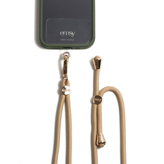 Universal phone patch designed to convert any iPhone, Samsung, or Huawei model into a crossbody phone case. This versatile accessory features a durable adhesive back that attaches securely to your smartphone, allowing you to add a crossbody strap for hands-free convenience. Ideal for on-the-go activities, it ensures your phone is always accessible while providing a modern, practical way to carry your device. Perfect for those who value functionality and style.