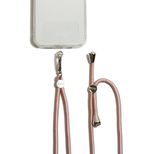 Universal phone patch designed to convert any iPhone, Samsung, or Huawei model into a crossbody phone case. This versatile accessory features a durable adhesive back that attaches securely to your smartphone, allowing you to add a crossbody strap for hands-free convenience. Ideal for on-the-go activities, it ensures your phone is always accessible while providing a modern, practical way to carry your device. Perfect for those who value functionality and style.