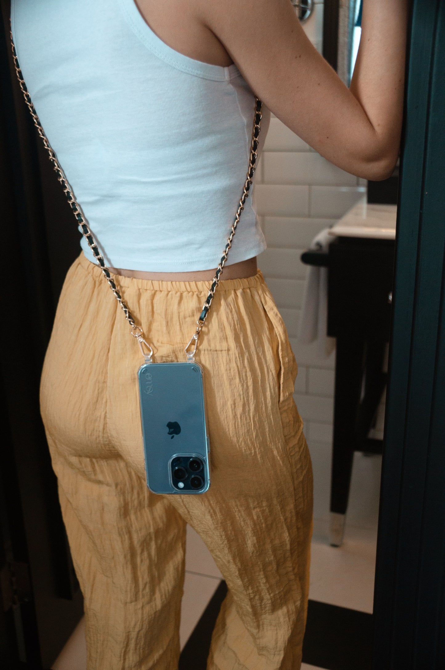 Universal phone patch designed to convert any iPhone, Samsung, or Huawei model into a crossbody phone case. This versatile accessory features a durable adhesive back that attaches securely to your smartphone, allowing you to add a crossbody strap for hands-free convenience. Ideal for on-the-go activities, it ensures your phone is always accessible while providing a modern, practical way to carry your device. Perfect for those who value functionality and style.
