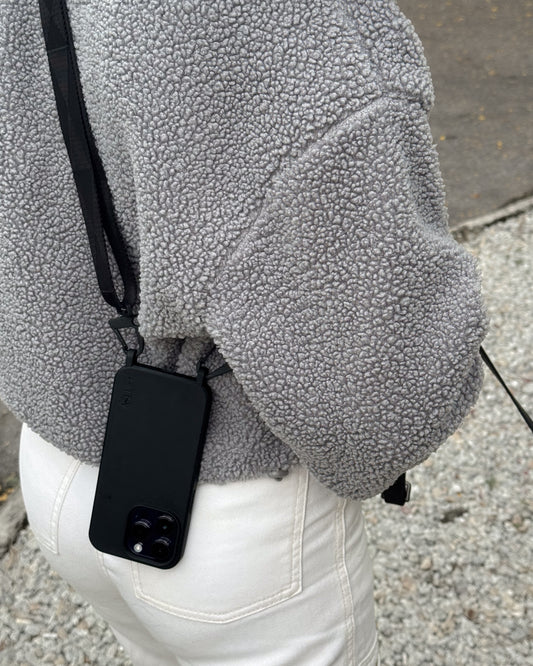 Emsy Australia crossbody phone cases are compatible with iPhone, Samsung models. The cases offer protection with durable cords, keeping phones secure with fashionable coloured ropes to elevate your style. Fashion hands-free phone accessories