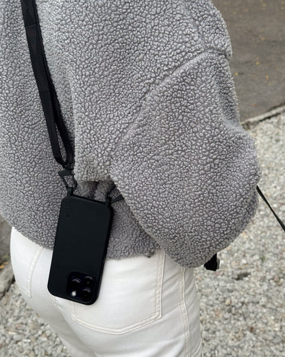 Chain strap, a utility wrist strap or a rope wrist strap the perfect solution to keep your phone safe while keeping your hands free. Discover collection including 2-in-1 utility cross-body strap, the stylish rope cross-body strap.