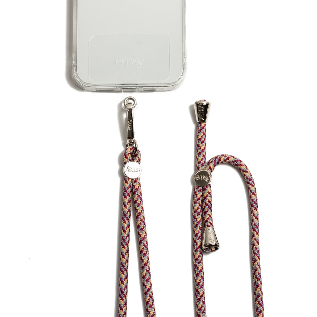Universal phone patch designed to convert any iPhone, Samsung, or Huawei model into a crossbody phone case. This versatile accessory features a durable adhesive back that attaches securely to your smartphone, allowing you to add a crossbody strap for hands-free convenience. Ideal for on-the-go activities, it ensures your phone is always accessible while providing a modern, practical way to carry your device. Perfect for those who value functionality and style.