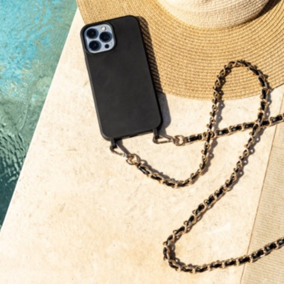 Chain strap, a utility wrist strap or a rope wrist strap the perfect solution to keep your phone safe while keeping your hands free. Discover collection including 2-in-1 utility cross-body strap, the stylish rope cross-body strap.