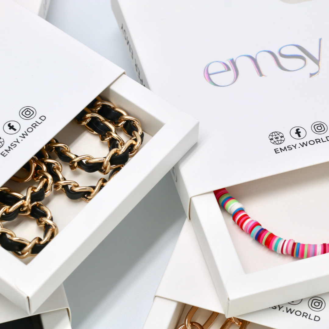 Emsy Australia crossbody phone cases are compatible with iPhone, Samsung models. The cases offer protection with durable cords, keeping phones secure with fashionable coloured ropes to elevate your style. Fashion hands-free phone accessories