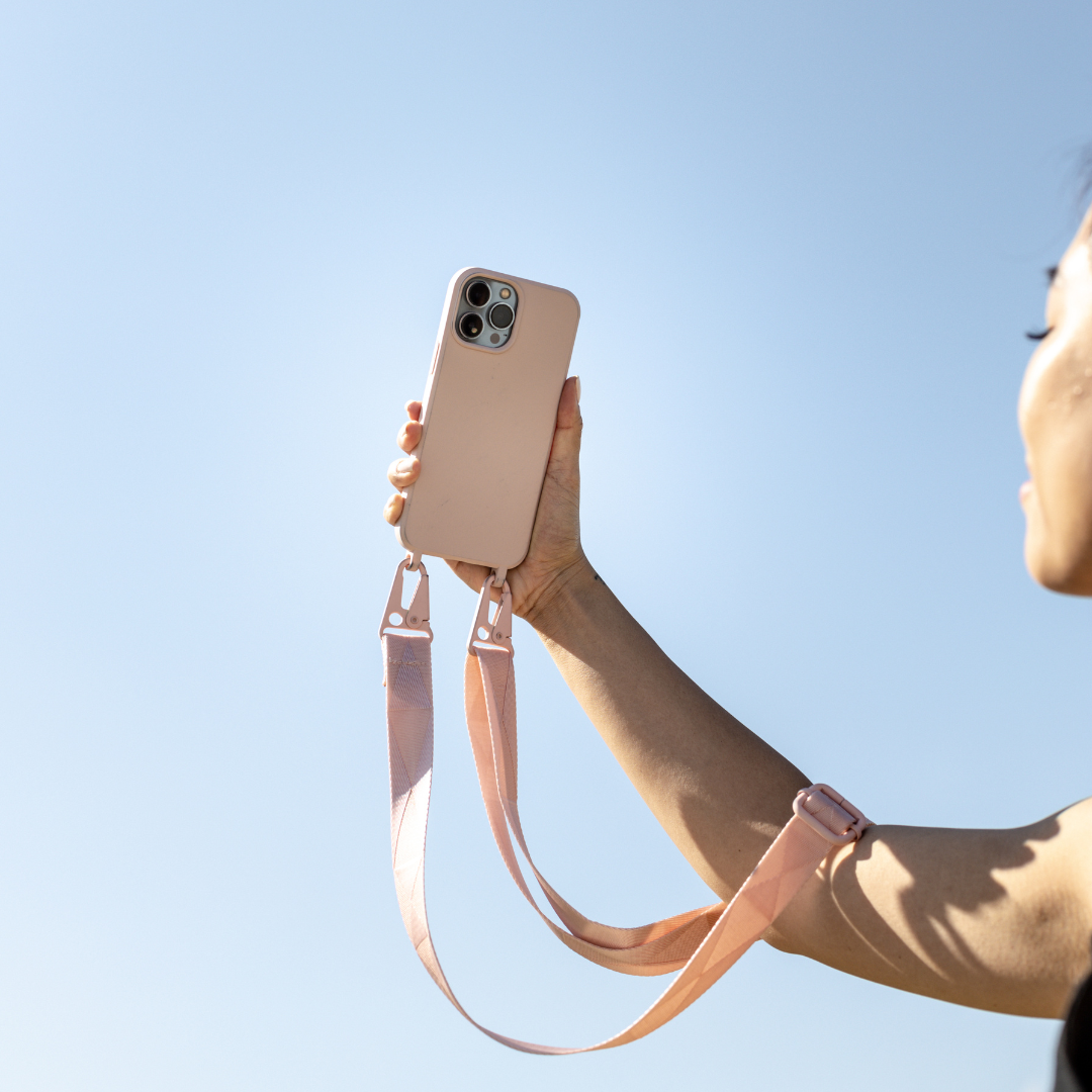 Emsy Australia crossbody phone cases are compatible with iPhone, Samsung models. The cases offer protection with durable cords, keeping phones secure with fashionable coloured ropes to elevate your style. Fashion hands-free phone accessories