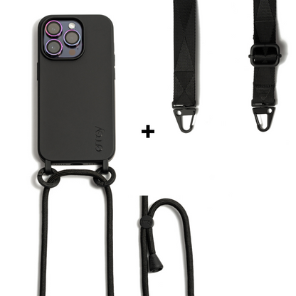 Emsy Australia crossbody phone cases are compatible with iPhone, Samsung models. The cases offer protection with durable cords, keeping phones secure with fashionable coloured ropes to elevate your style. Fashion hands-free phone accessories