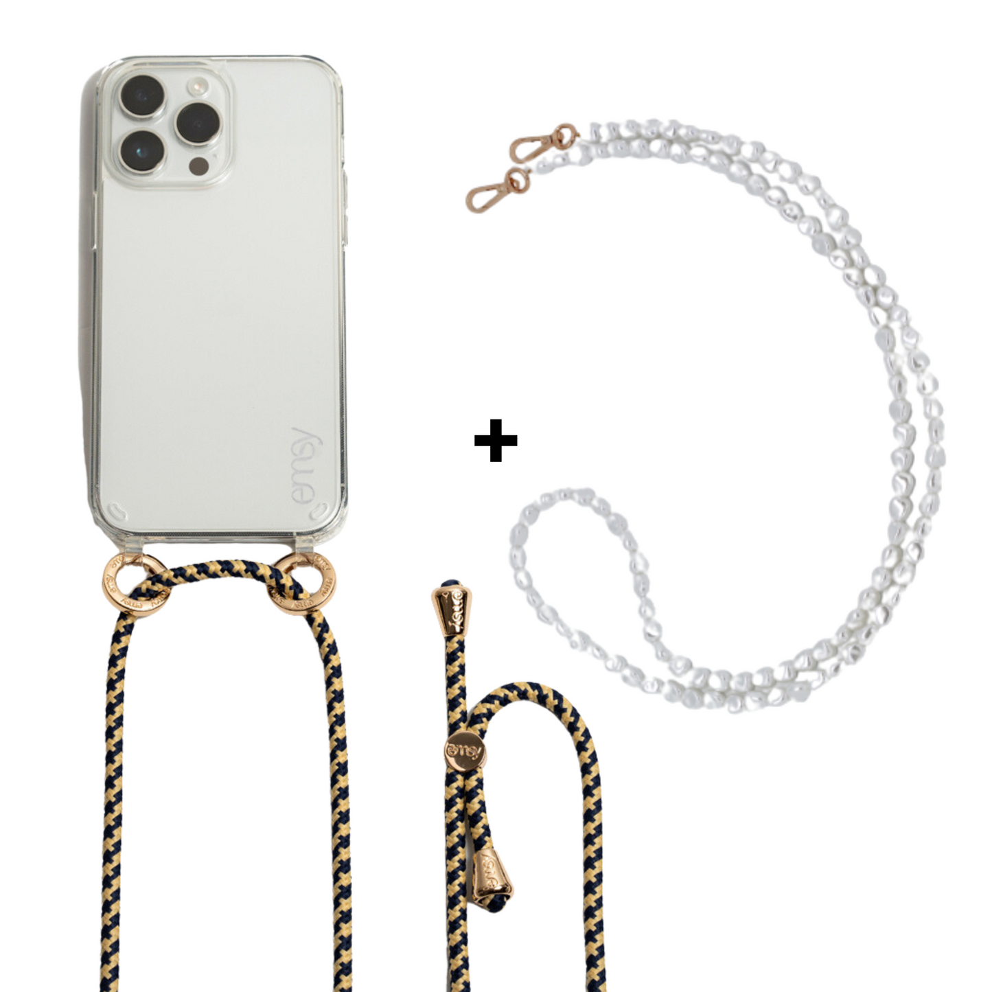 Emsy Australia crossbody phone cases are compatible with iPhone, Samsung models. The cases offer protection with durable cords, keeping phones secure with fashionable coloured ropes to elevate your style. Fashion hands-free phone accessories