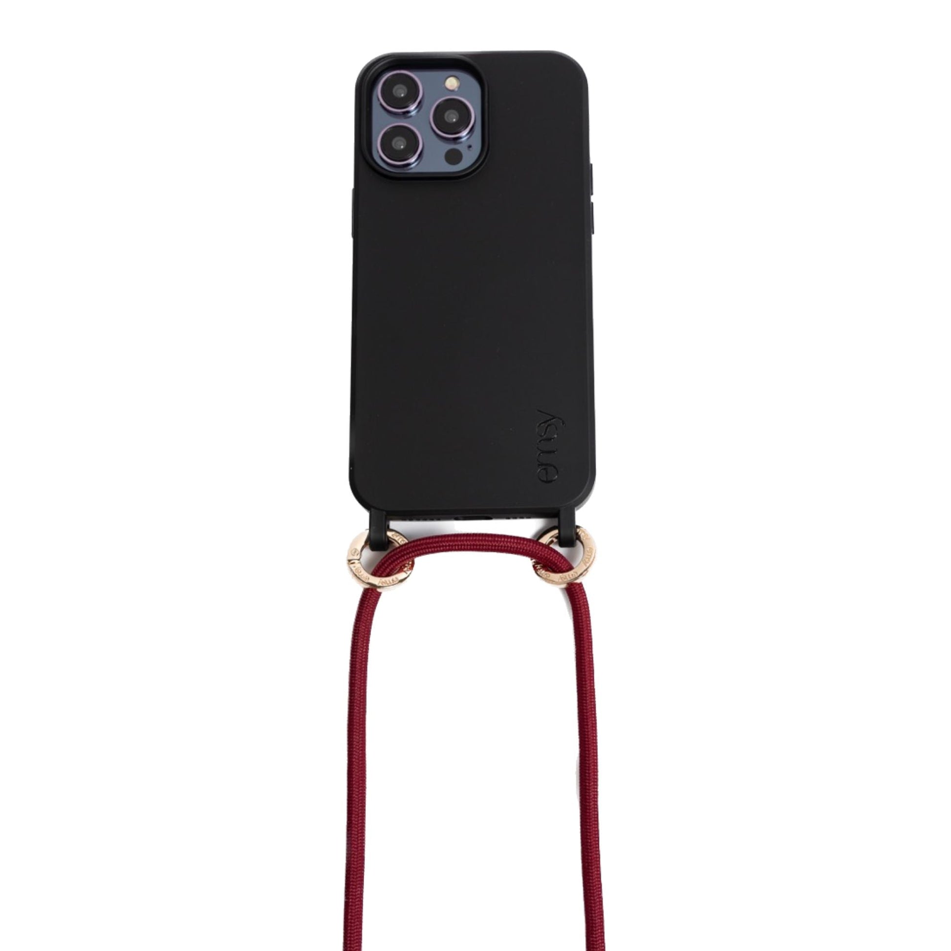 Emsy Australia crossbody phone cases are compatible with iPhone, Samsung models. The cases offer protection with durable cords, keeping phones secure with fashionable coloured ropes to elevate your style. Fashion hands-free phone accessories