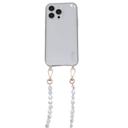 Netflix Emily in Paris Pearl Phone Case Emsy Australia crossbody phone cases are compatible with iPhone, Samsung models. The cases offer protection with durable cords, keeping phones secure with fashionable coloured ropes to elevate your style.