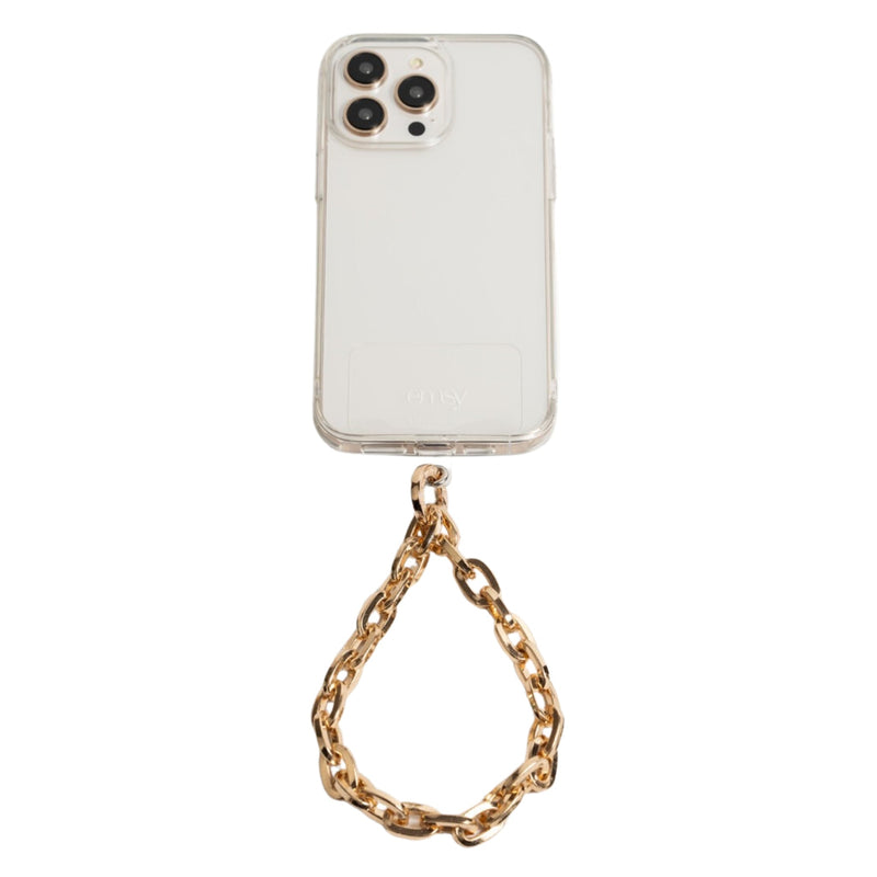 Chain strap, a utility wrist strap or a rope wrist strap the perfect solution to keep your phone safe while keeping your hands free. Discover collection including 2-in-1 utility cross-body strap, the stylish rope cross-body strap.