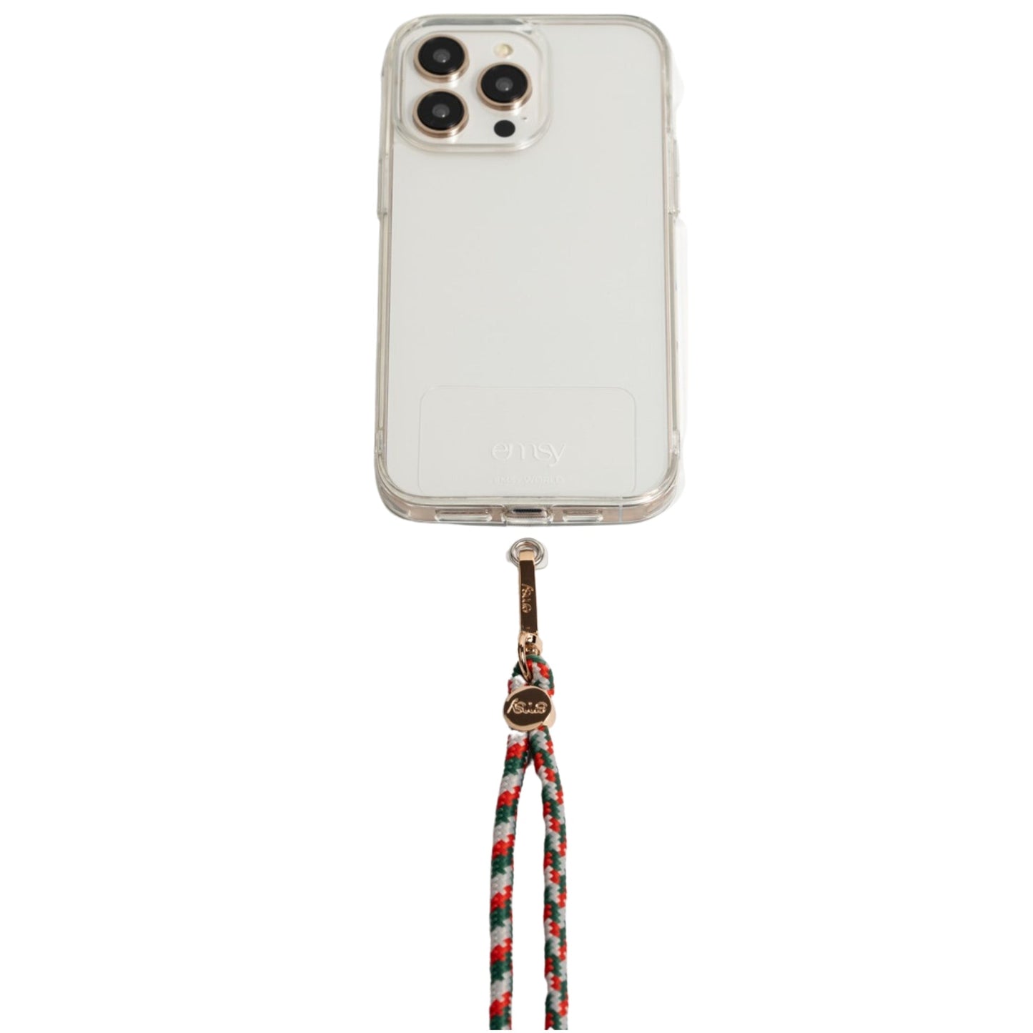 Universal phone patch designed to convert any iPhone, Samsung, or Huawei model into a crossbody phone case. This versatile accessory features a durable adhesive back that attaches securely to your smartphone, allowing you to add a crossbody strap for hands-free convenience. Ideal for on-the-go activities, it ensures your phone is always accessible while providing a modern, practical way to carry your device. Perfect for those who value functionality and style.
