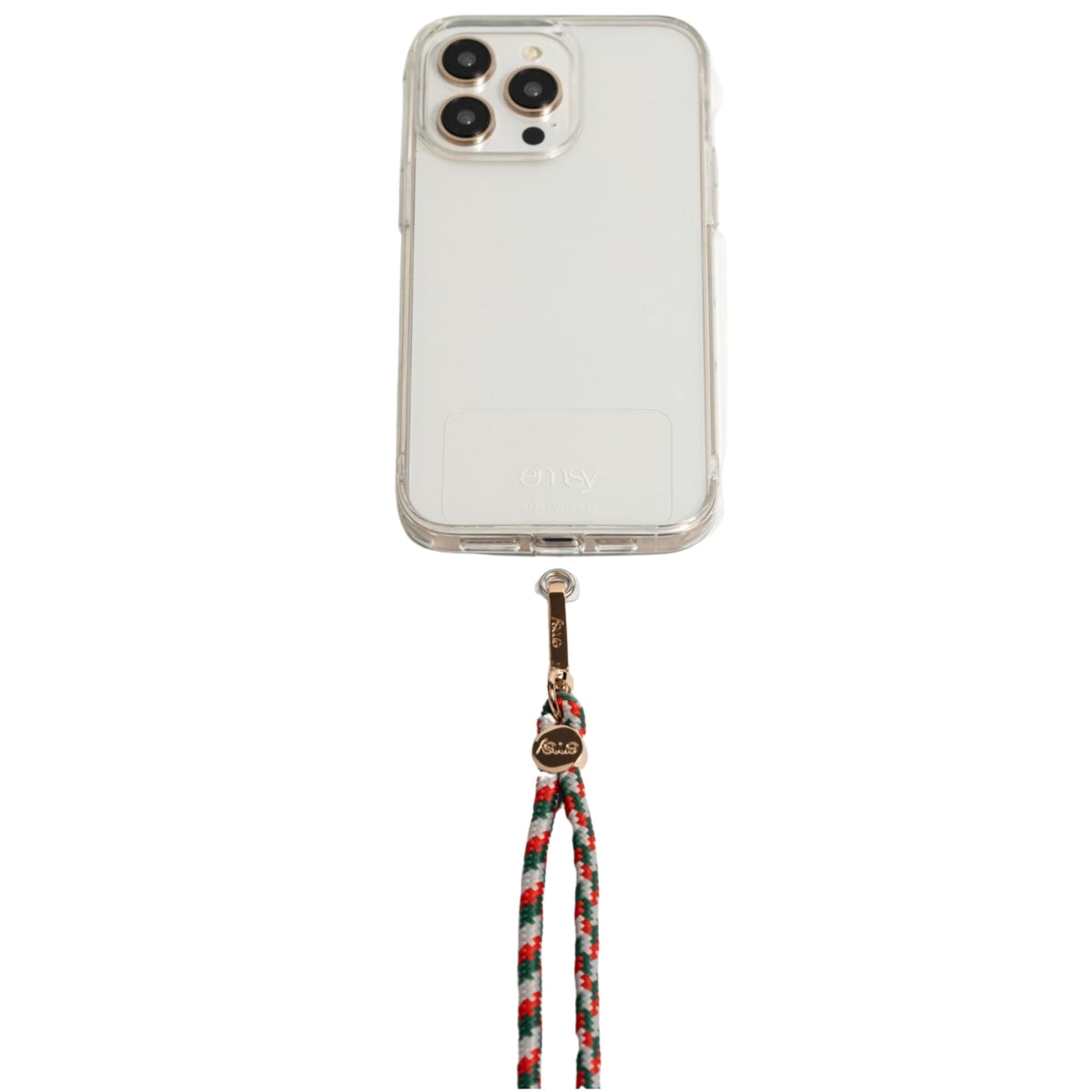 Universal phone patch designed to convert any iPhone, Samsung, or Huawei model into a crossbody phone case. This versatile accessory features a durable adhesive back that attaches securely to your smartphone, allowing you to add a crossbody strap for hands-free convenience. Ideal for on-the-go activities, it ensures your phone is always accessible while providing a modern, practical way to carry your device. Perfect for those who value functionality and style.