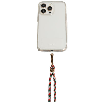 Universal phone patch designed to convert any iPhone, Samsung, or Huawei model into a crossbody phone case. This versatile accessory features a durable adhesive back that attaches securely to your smartphone, allowing you to add a crossbody strap for hands-free convenience. Ideal for on-the-go activities, it ensures your phone is always accessible while providing a modern, practical way to carry your device. Perfect for those who value functionality and style.