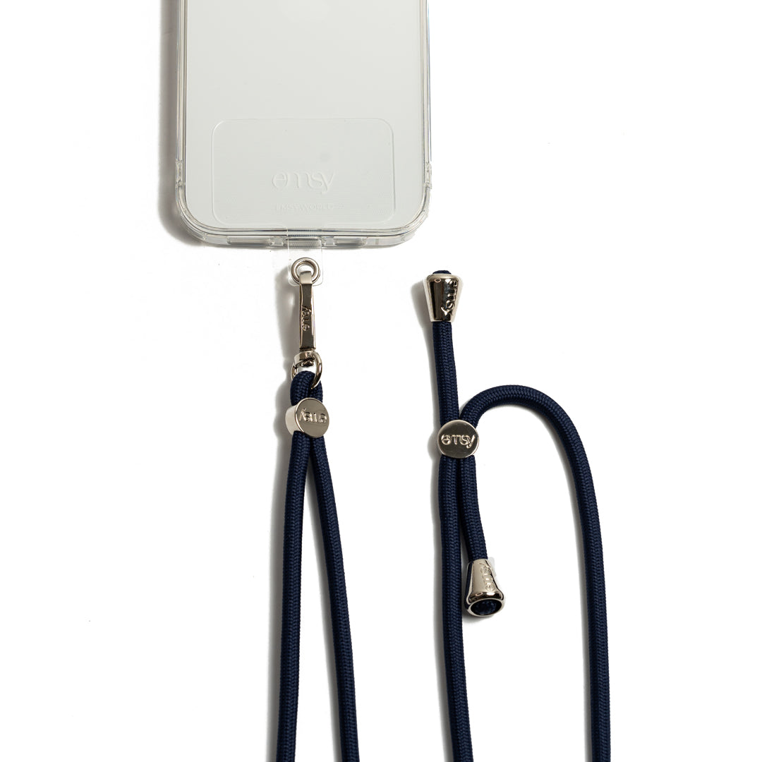 Stylish phone cords adorned with customizable charms, offering a unique and personalized touch. Perfect for adding flair to your phone accessories, with a variety of designs to match any style.