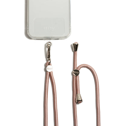 Universal phone patch designed to convert any iPhone, Samsung, or Huawei model into a crossbody phone case. This versatile accessory features a durable adhesive back that attaches securely to your smartphone, allowing you to add a crossbody strap for hands-free convenience. Ideal for on-the-go activities, it ensures your phone is always accessible while providing a modern, practical way to carry your device. Perfect for those who value functionality and style.
